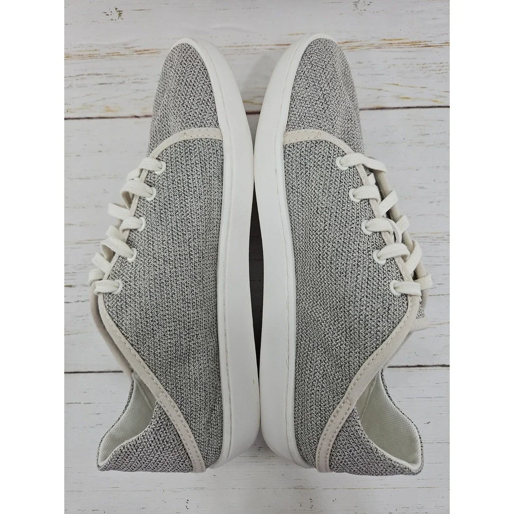 Olukai Pehuea Li Womens 8.5 Casual Gray Taupe Canvas Shoes Beach Sneakers